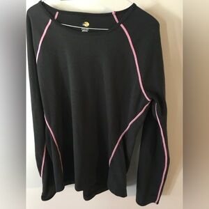 Black and Pink Women's Top